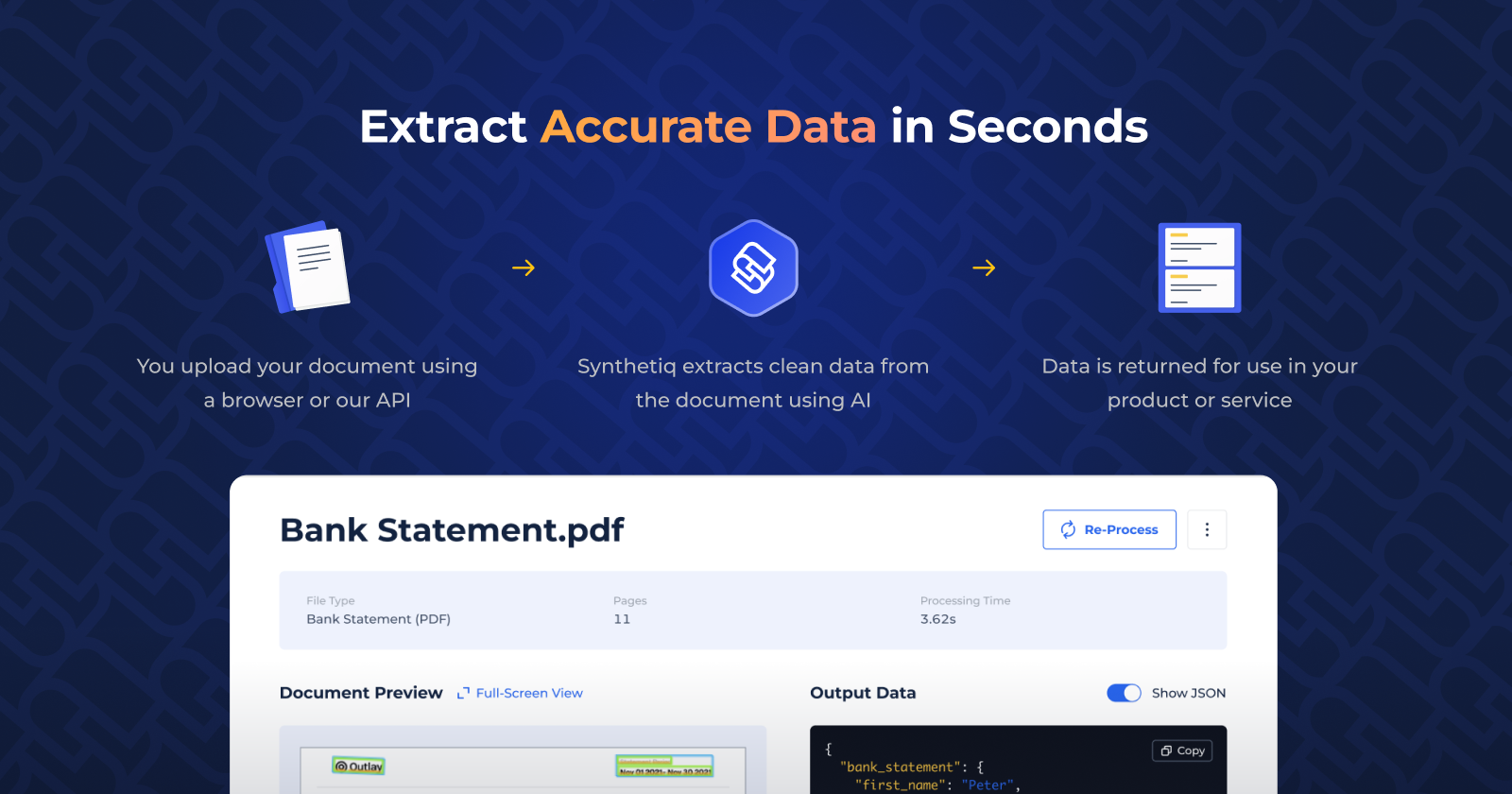 Extract Accurate Data In Seconds